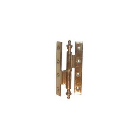 PERNIO CODO C/REMATE 75X50 LATON PULIDO