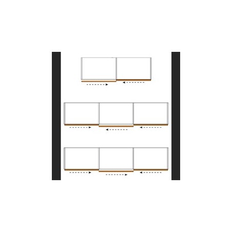 KIT 2 PUERTAS M:GLOW+ SALICE