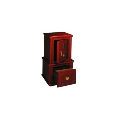 CAJA FUERTE EPOCA 1930 VERDE O GRANA