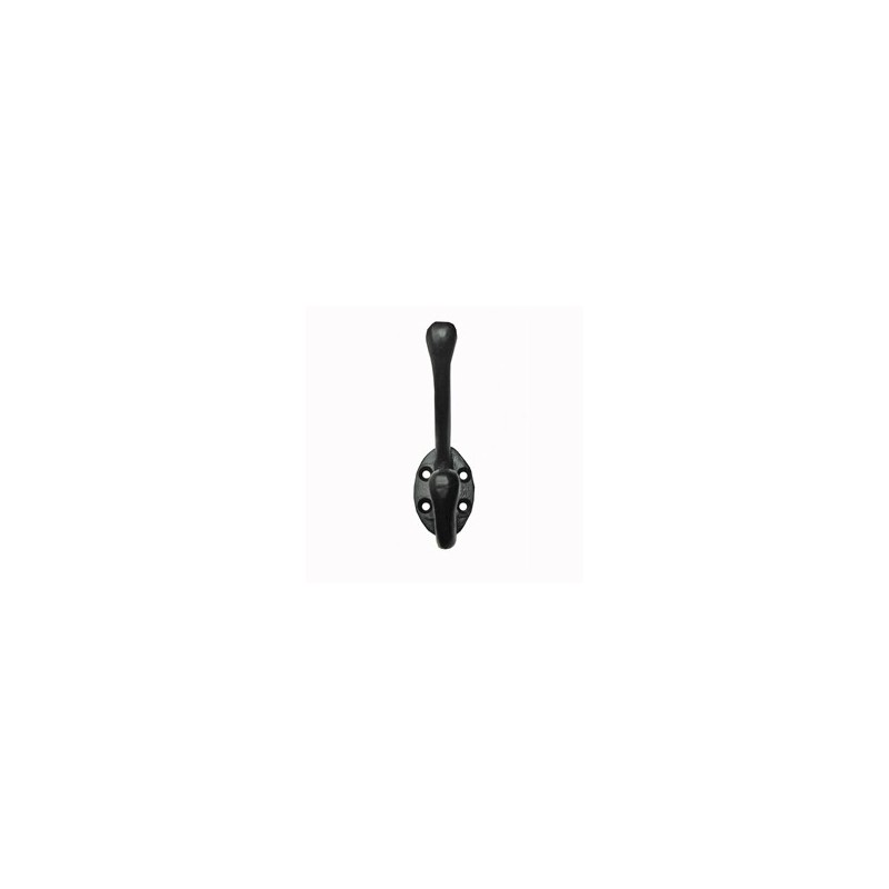 PERCHA DOBLE ALTA HIERRO NEGRO PASCU