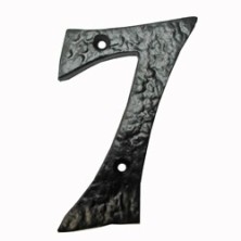 NUMERO 7 HIERRO NEGRO 10 CM PASCU