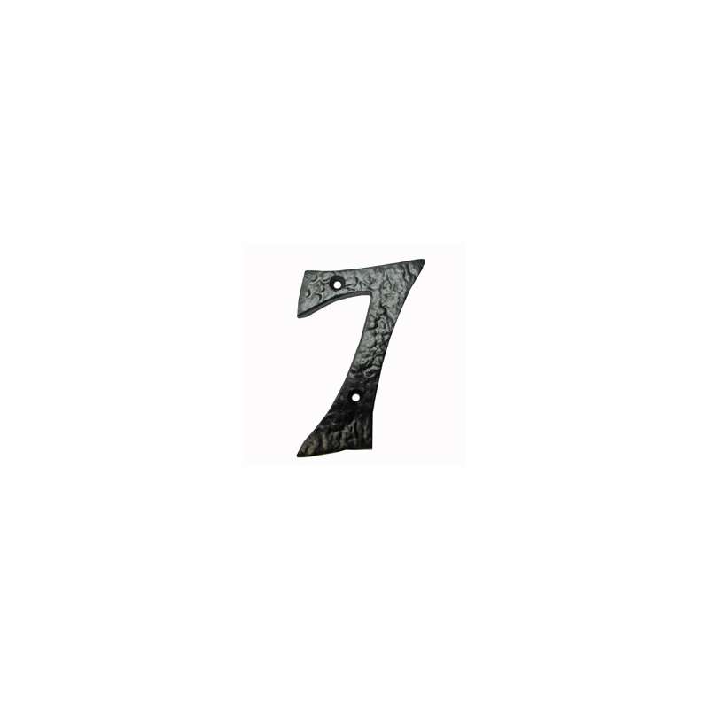 NUMERO 7 HIERRO NEGRO 10 CM PASCU