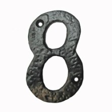 NUMERO 8 HIERRO NEGRO 10 CM PASCU