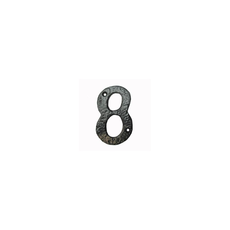 NUMERO 8 HIERRO NEGRO 10 CM PASCU