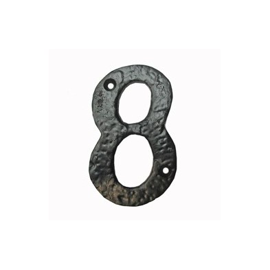 NUMERO 8 HIERRO NEGRO 10 CM PASCU