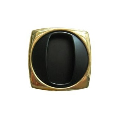 CAZOLETA LATON NEGRO 55 MM ESTAMP