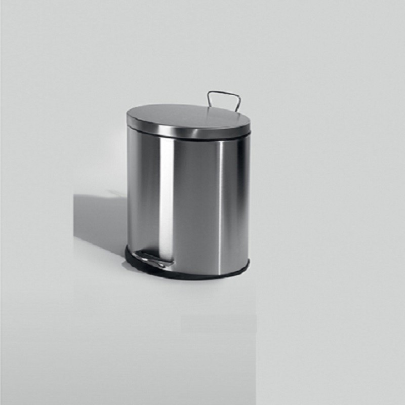 CUBO PEDAL C/TAPA INOX MAT 12 LT ZITRO