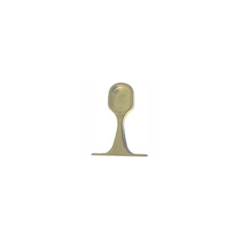 SOPORTE LATERAL OVAL 25X15 MM LATONADO