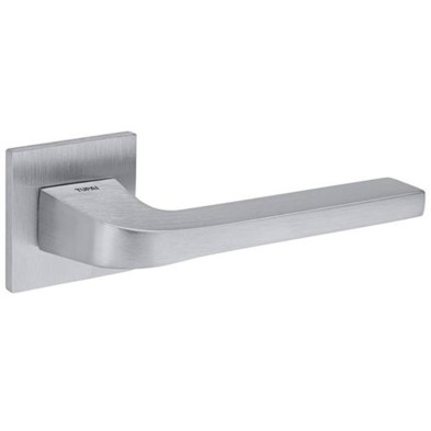 MANILLA ROSETA CUAD  3097-5SQ CROMO MAT