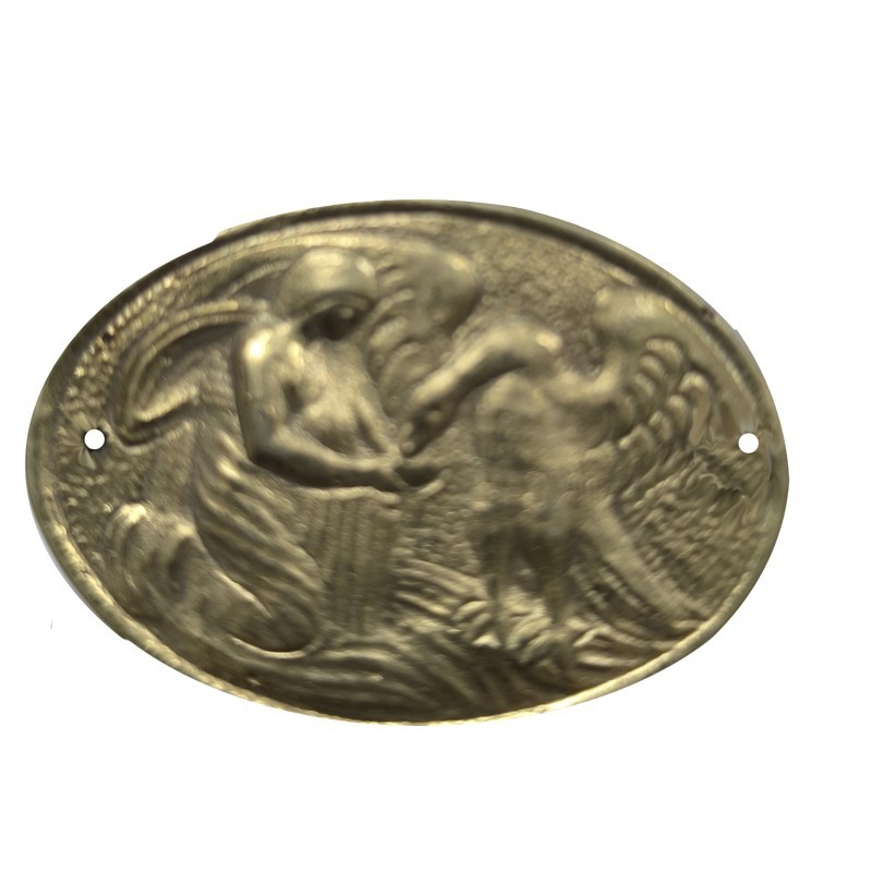 APLIQUE OVAL ANGEL Y CISNE BAL