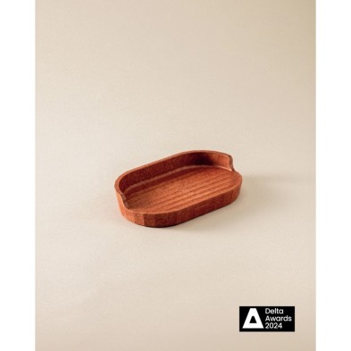 JABONERA ENCIMERA TERRACOTA TEXTURIZADO